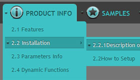 Point Aquamarine CSS Menu Template